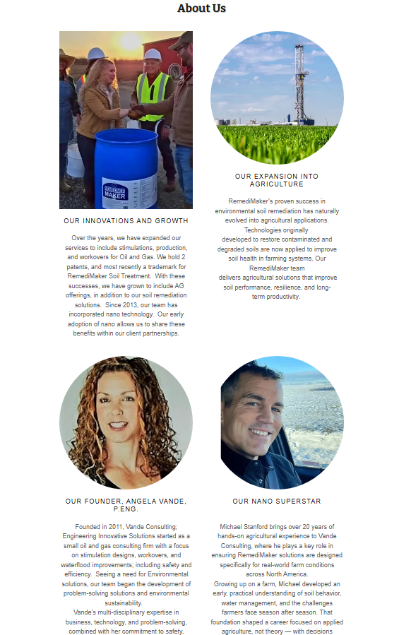 Company leadership agricultural innovation