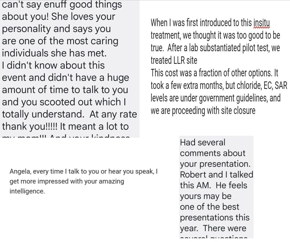 RemediMaker testimonials three column feedback